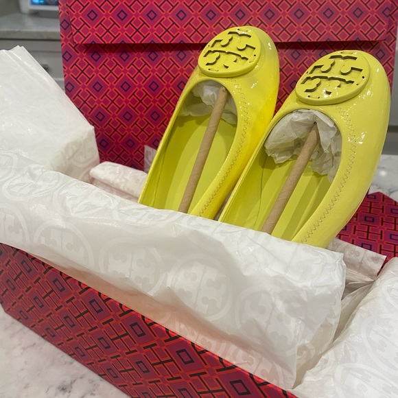NWT! Authentic Tory Burch Minnie Ballet Flats - Picture 6 of 10